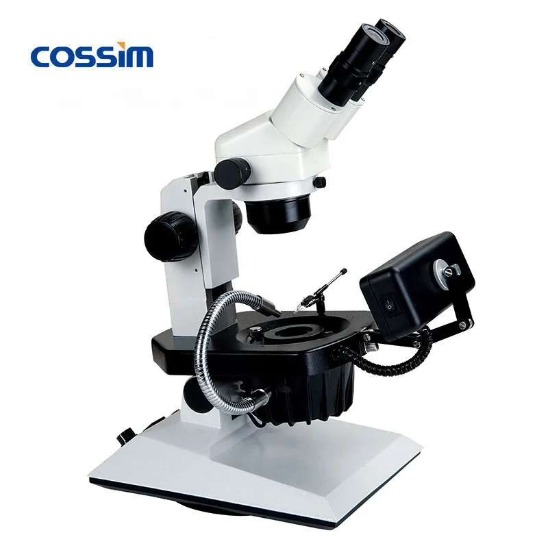 VGM550A 10X~40X Binocular Gem Stereo Jewelry Gemological Microscope Jewelry Microscope with Base Stand