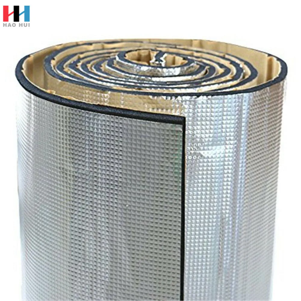 OEM C0032 Auto Adhesive Cotton Insulation Soundproof Car Foam Absorbing Car Noise Insulation 5mm 1.4m