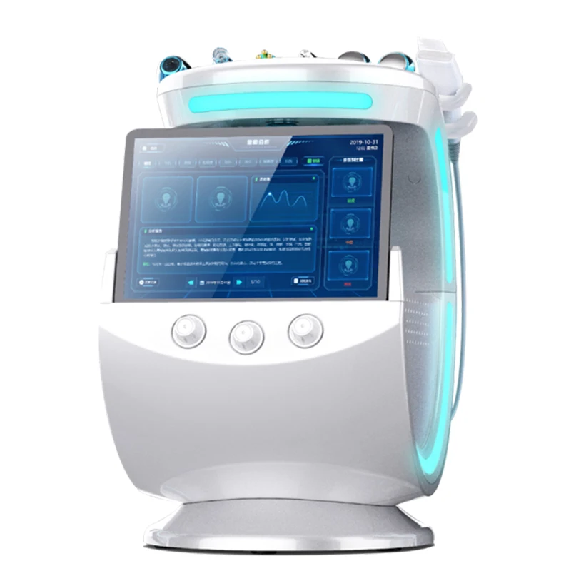 
2020 skin scanner analyzer aqua facial cleaning micro face exfoliating dermabrasion water peeling hydro facial machine 