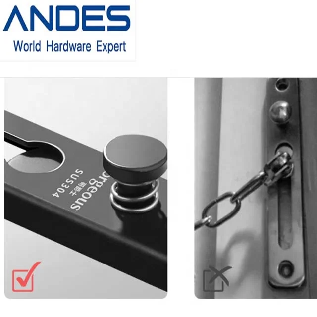 matt Black ORB color  Anti-theft clasp  SUS304 material