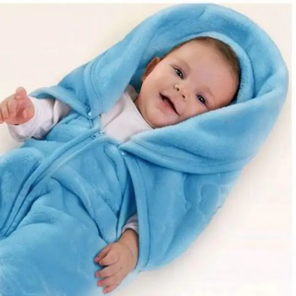 Super Soft Plush Baby Swaddling Blanket Sack Infant Wrap Set Soft Cotton  Newborn Swaddle Blanket for Baby