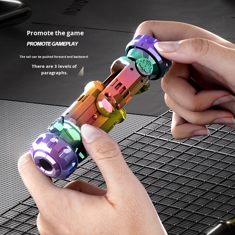 Пластиковая ударно-волновая пуля агента для электроники унисекс Вращающийся складной Запуск 50-100 с/с