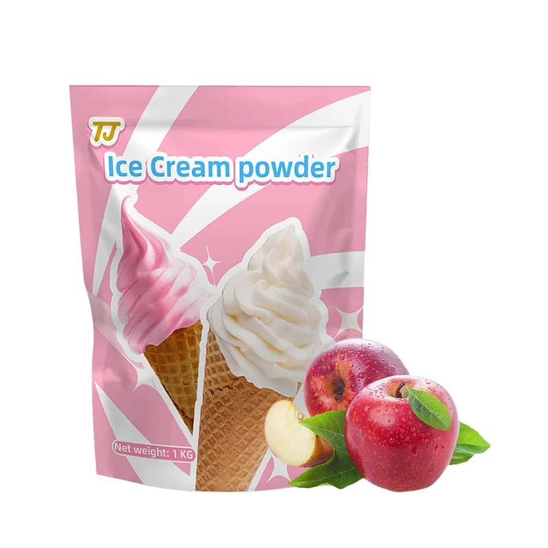Factory wholesale and retail cone classic flavor ice cream powder