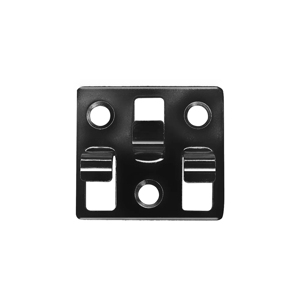 Hot-sale clips Black stainless steel spacers floor fittings connectors for wpc deck board