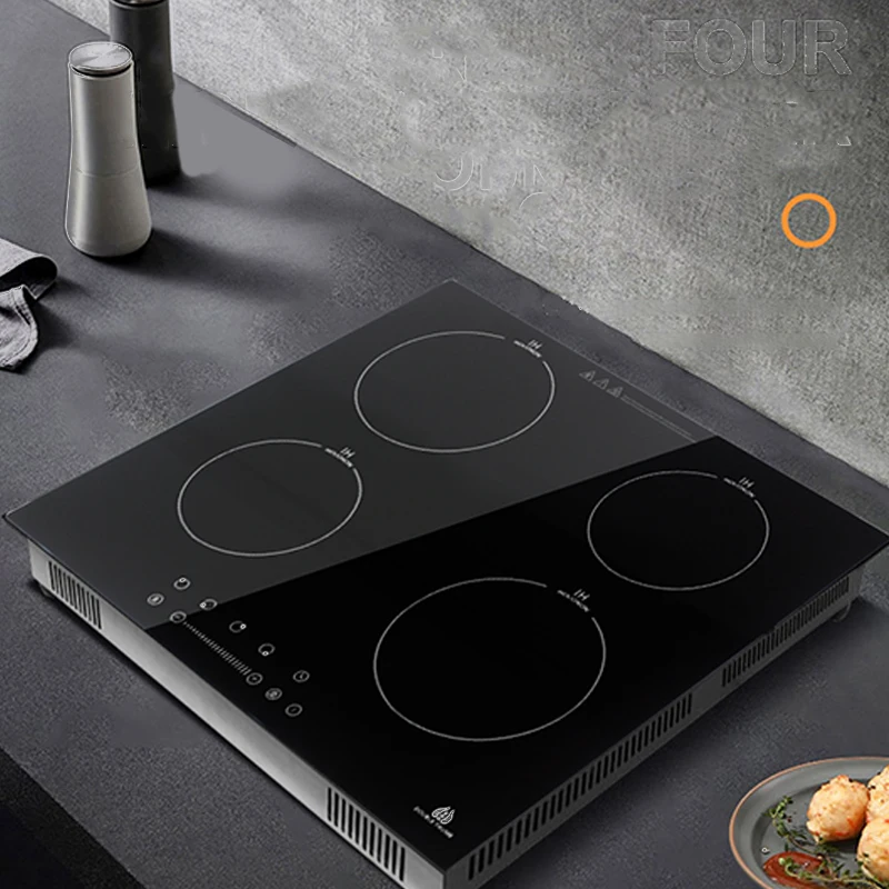 CE GS SAA 60cm 2200W  8kW Induction Stove Electric Cooker Four Burner Induction Furnace Build-in