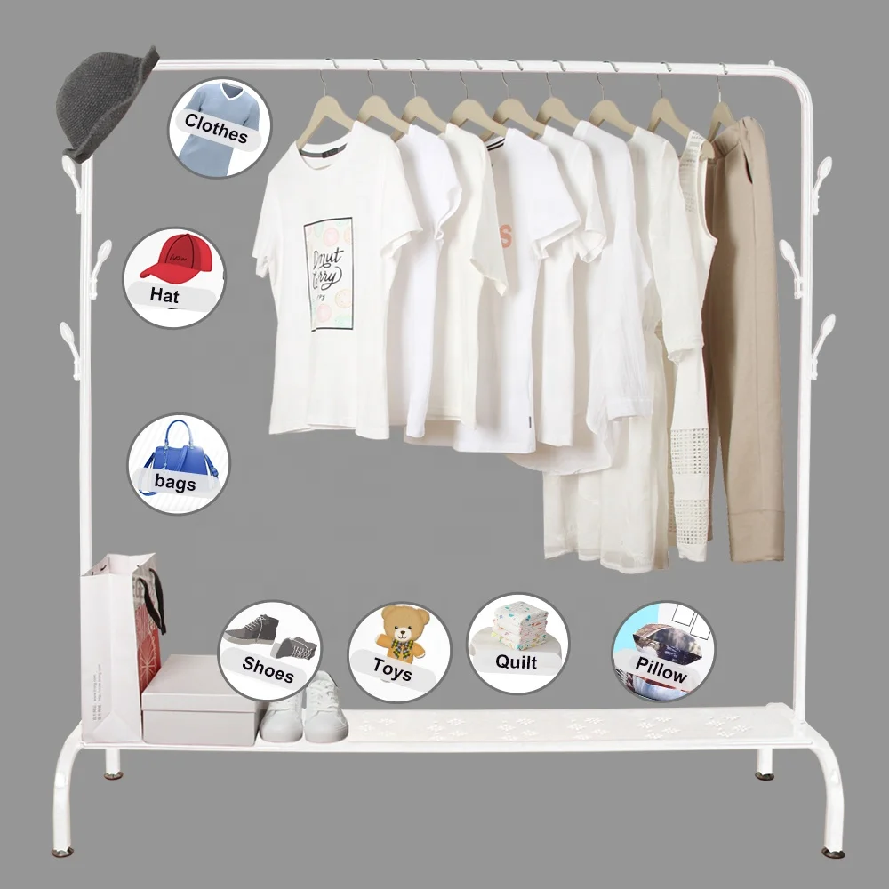 Металлическая автономная Подставка для одежды, органайзер для одежды, шкаф для одежды
