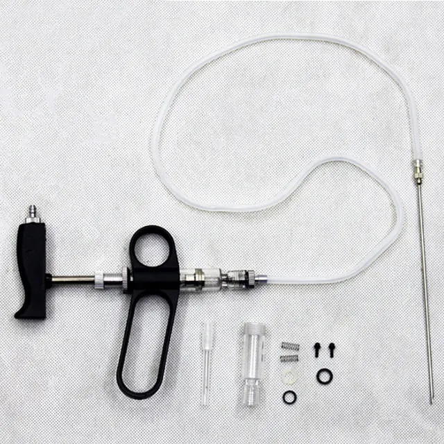 2ML Gun Type Continuous Steel Stainless Long Color Drop Feature Material Automatic Vaccine Syringe