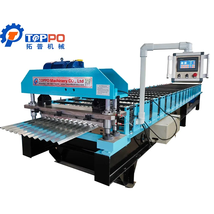 Factory Direct Sales Metal Plate Roofing Aluminum Galvanized Corrugated Profile Machine