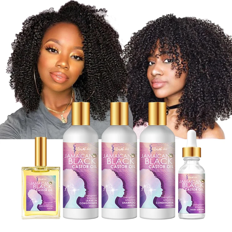 Free Samples New Arrival Smoothing & Nourishing  Frizzy Hair Castor Oil Treatment Loc Hair Regrowth Oil For Hair Fall
