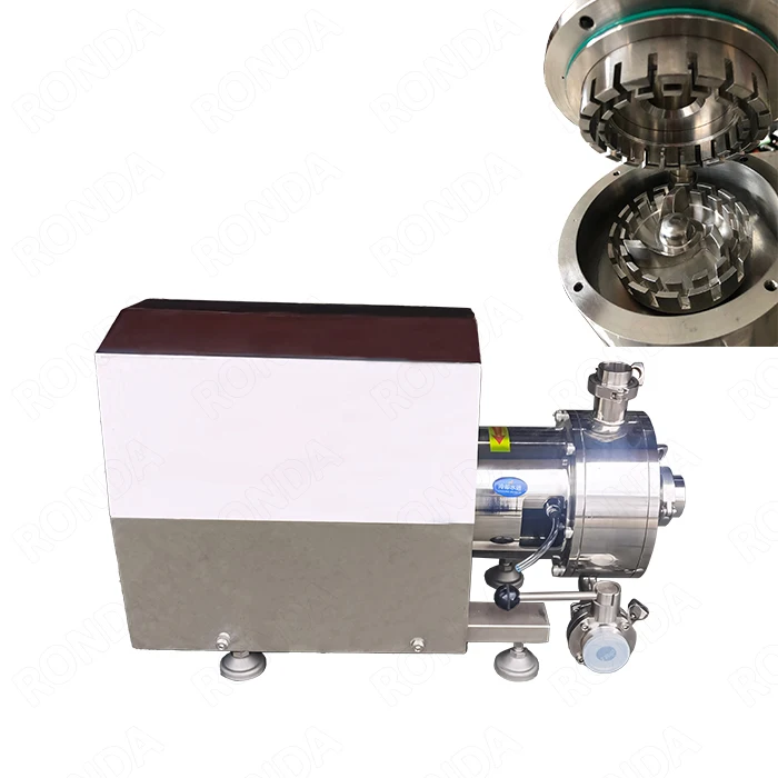 JRL sanitary SS316 material single stage homogeneous emulsion pump for soybean milk, ointment, pigment, etc.