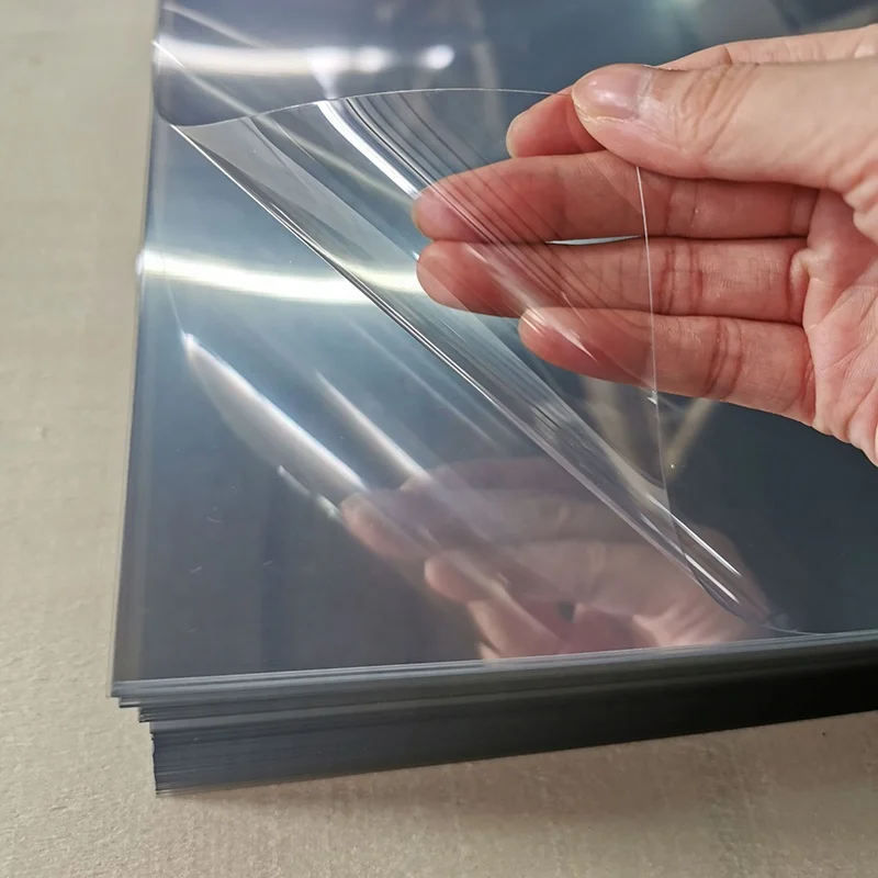 China manufacturer supply 1mm clear rigid  PET plastic film sheet for Thermoforming