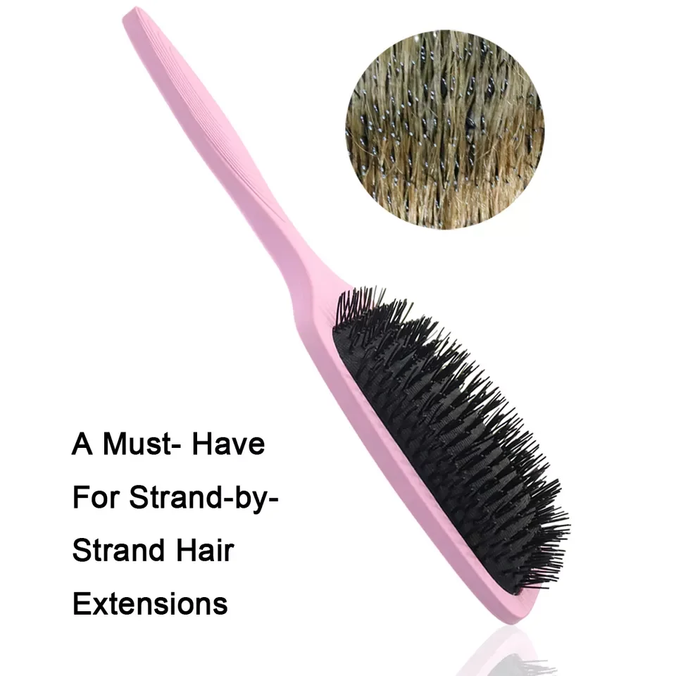 YH Detangling Hair Brush Denman Detangler Hairbrush Scalp Massager Straight Curly Wet Hair Comb For Women Men Home Salon