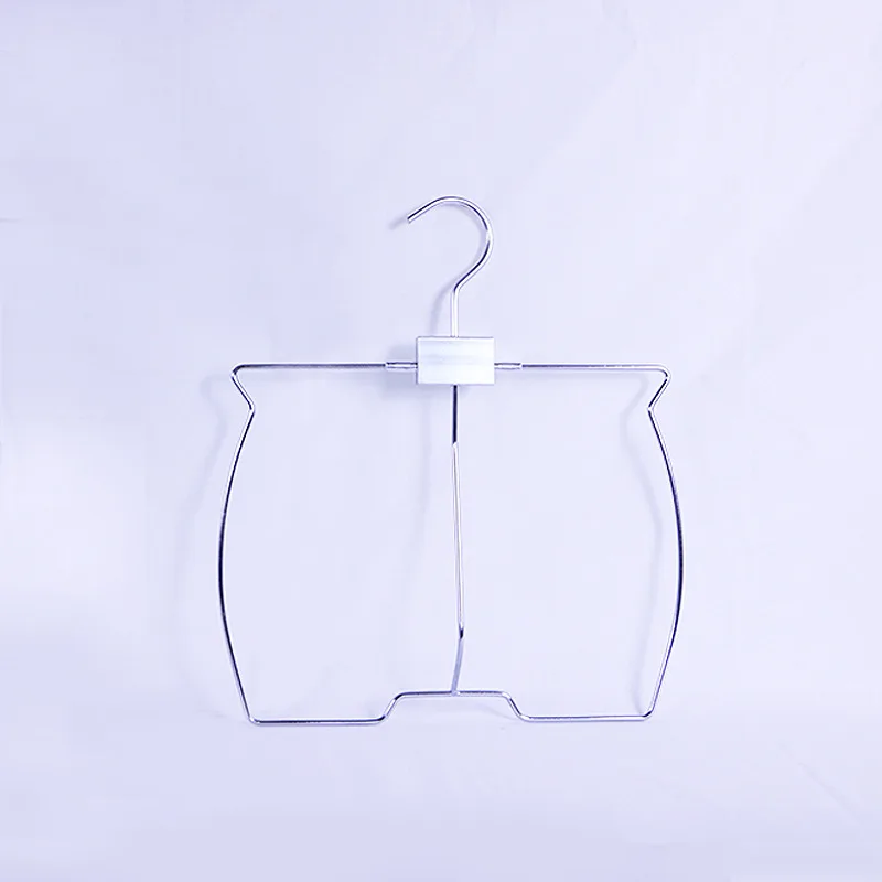 Swimming Trunk Wire Form Hanger stainless steel holder boy swim wear pants frame bathing suit boxer shorts metal display hook
