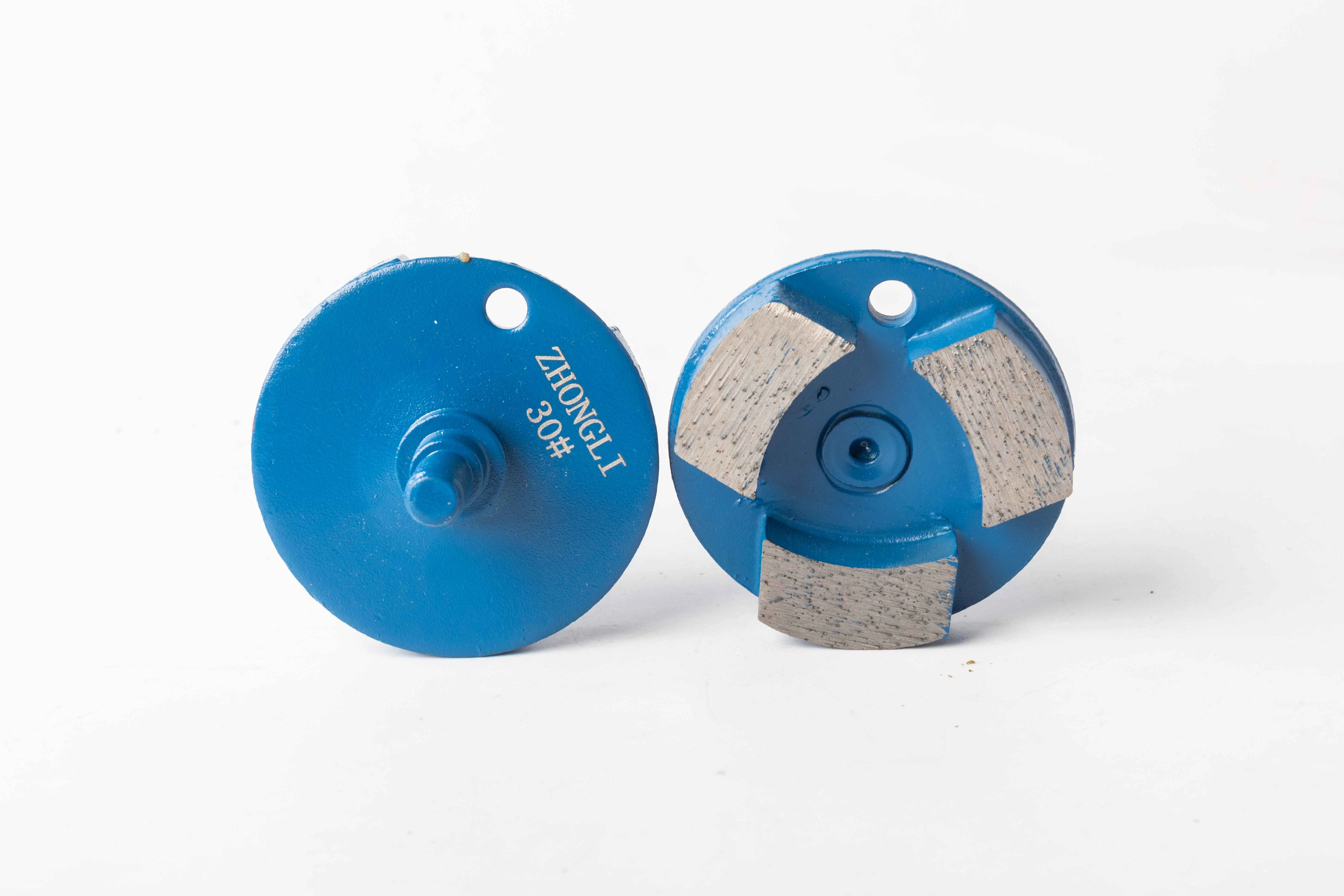 High Efficiency 3 Inch Diamond Grind Concrete Grinding Discs Pad Round Bar Segment Concrete Grinding Tools Abrasive