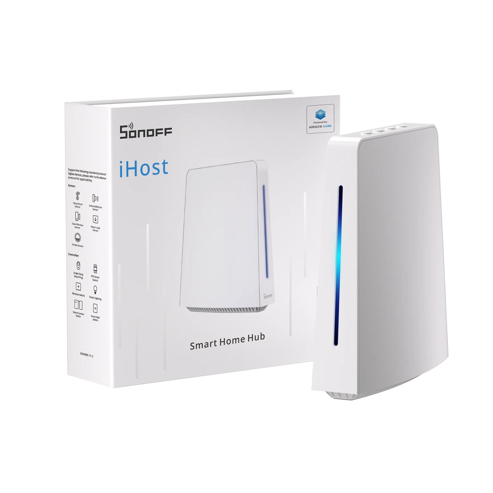 SONOFF iHost 4GB смарт-концентратор, совместимые с Zigbee 3,0 устройства создают локальную интеллектуальную сцену поддержки материи моста