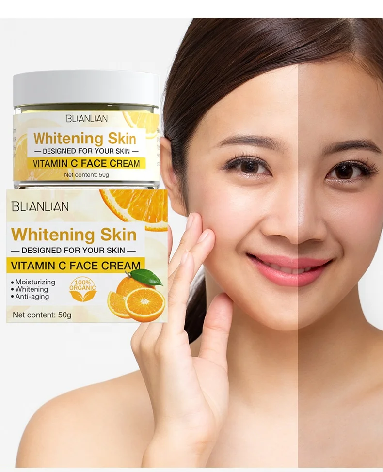vitamin c skin whitening brightening lightening dark sopt pigmentation removal face cream