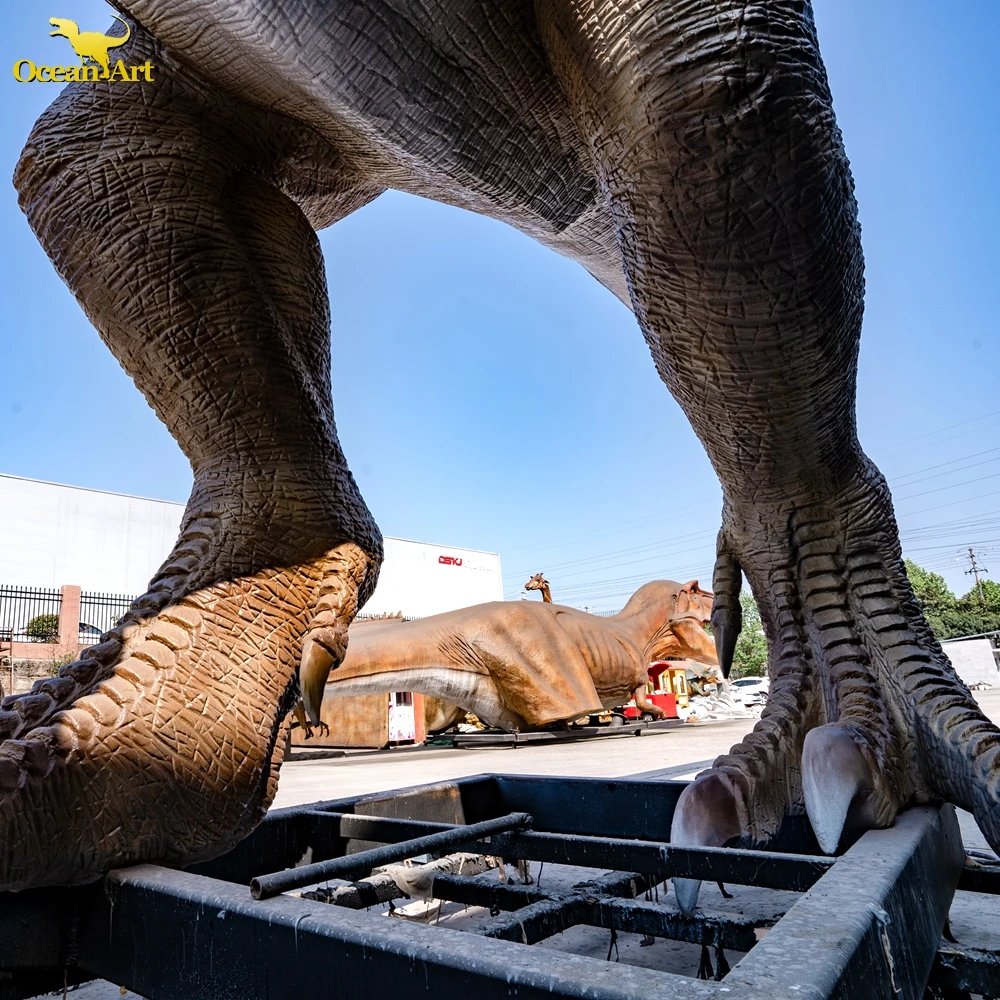 Attraction Dinosaur Theme Park Outdoor Lifesize New Technology Animatronic Dinosaur Model