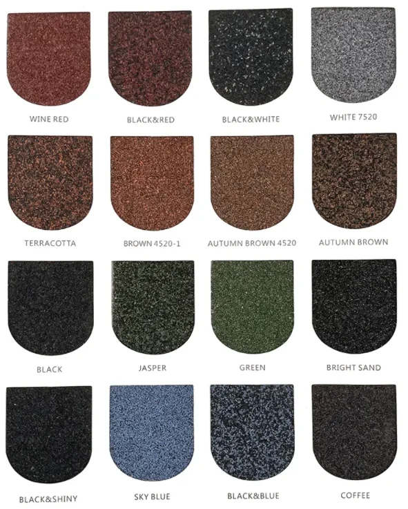 Sheet Metal on the Roof is New 24 Gauge Corrugated Sand Coated Metal Roofing Sheet