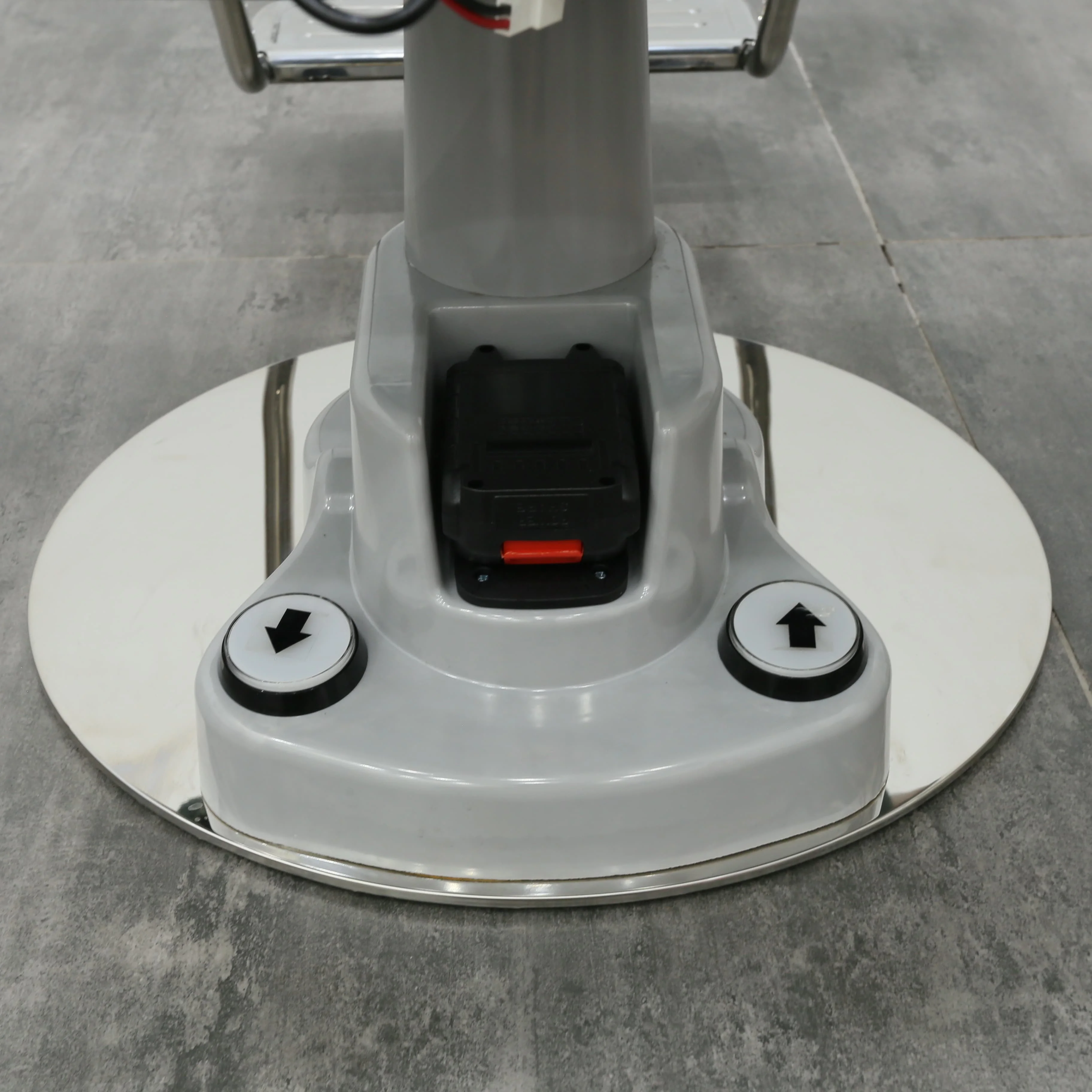 Hydraulic Reclining Hairdressing Chair Modern Gold Metal & Green Salon Furniture for Barber Shops and Barbershops