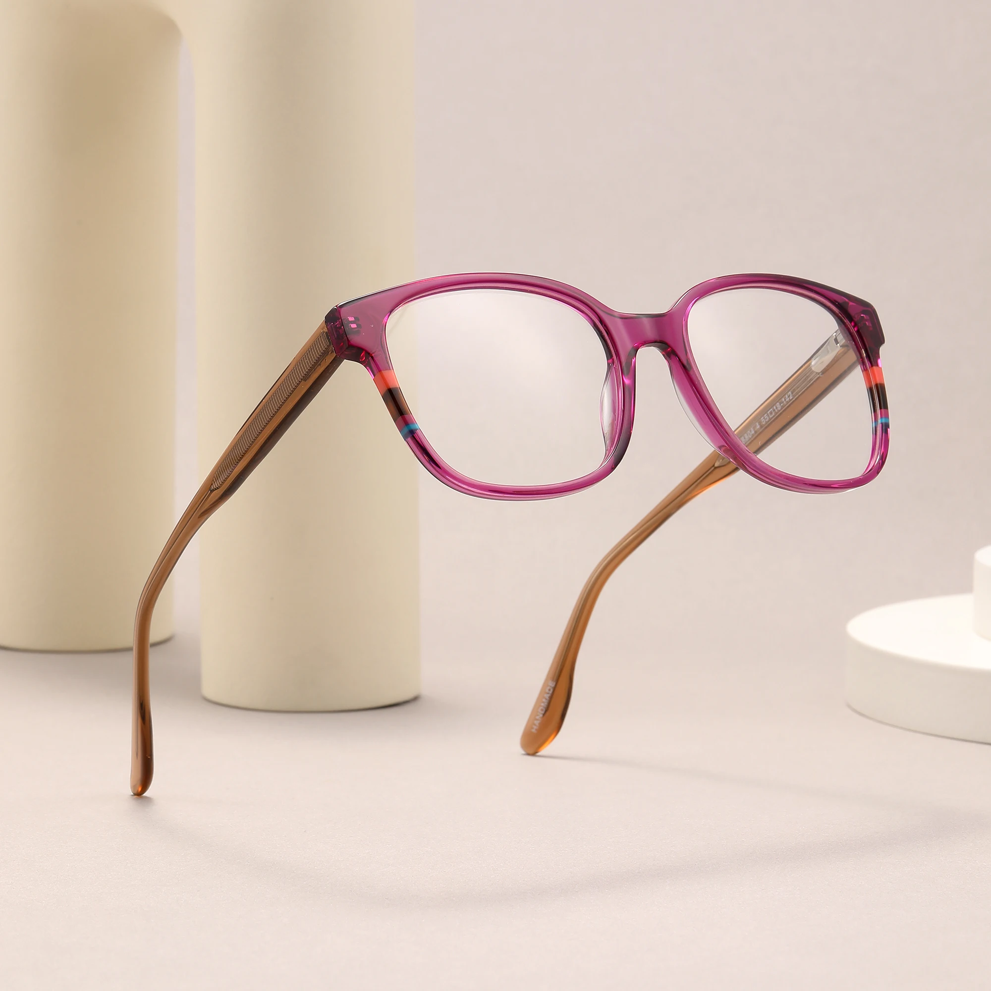 CONCHEN 2024 Manufacturer Reasonable Price High Quality Fashionable Acetate Glasses Frame Women Optical Eyeglasses Frames