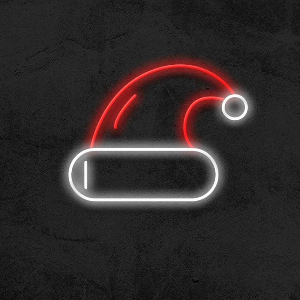 Новогодняя Елочная неоновая вывеска