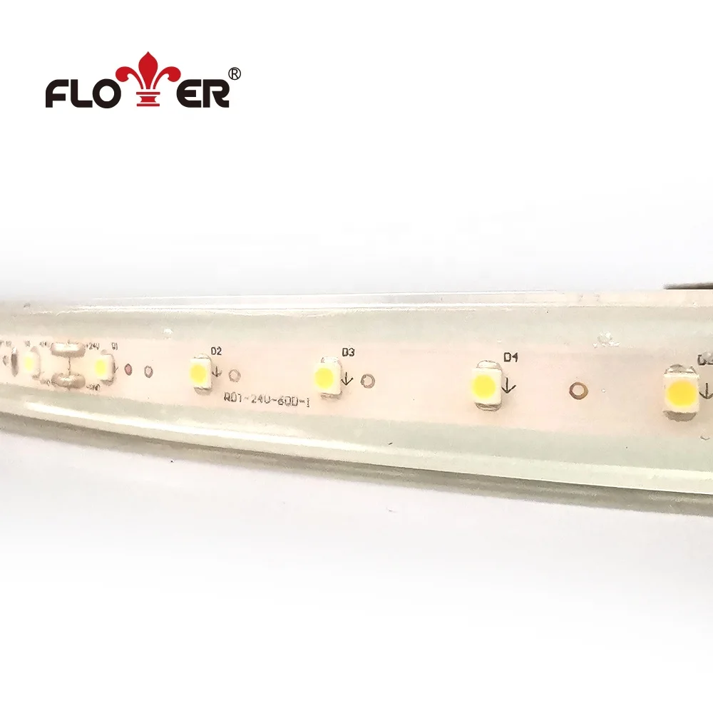 Manufacture IP68 High Efficiency Flexible DC24V LED Tape Light For Building Decoration