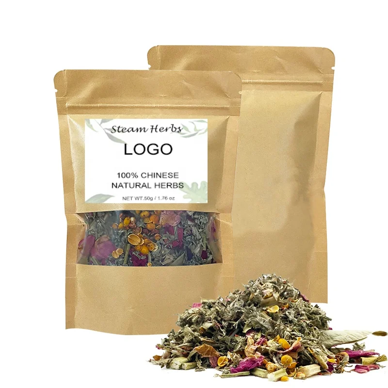 Oem Private Label Natural Traditional Yoni Bath Herbs Yoni Steam For Feminine Hygieneb Cleaning Vaginal Yoni Steaming Herbal