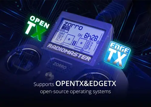 Радиомастер Зорро 4 в 1 многопротокольный Холл Gimbal OpenTX радиопередатчик для FPV дронов модели самолета