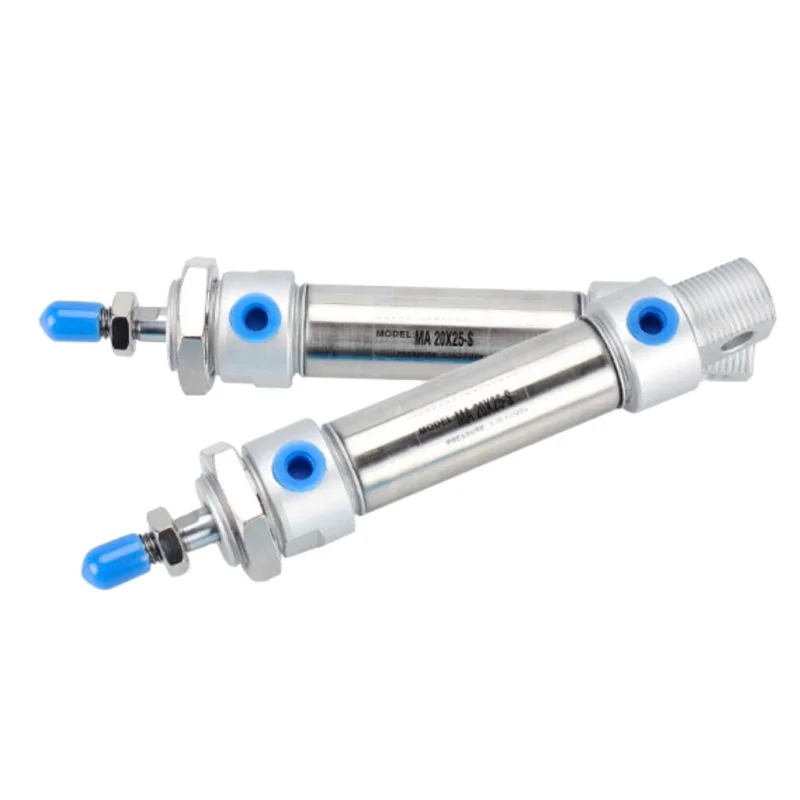 SHINYEE MA series single acting compact pneumatic cylinders air pneumatic cylinder bore size 10mm-300mm