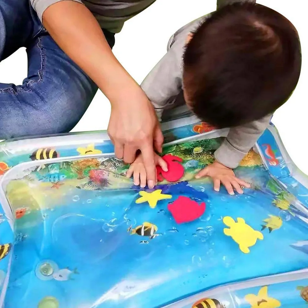
kid inflatable baby water play mat 
