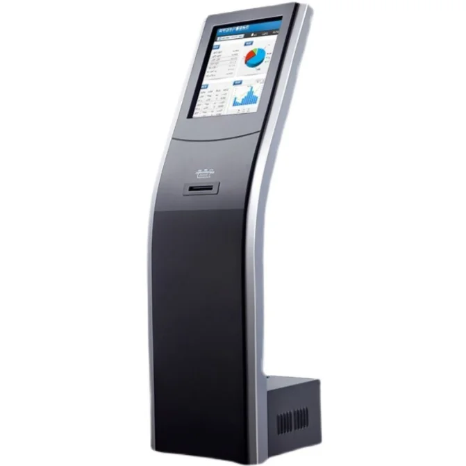 21.5-inch queue management system, integrated touch screen bank/hospital queue call machine