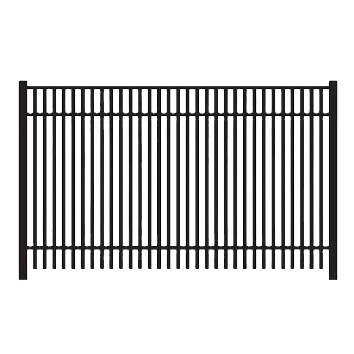 Недорогой кованый железный забор высокой безопасности стальные ворота дизайн оцинкованная квадратная труба безопасный с порошковым покрытием