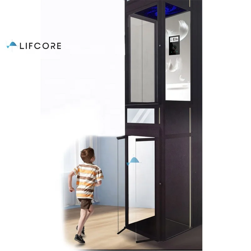2-4 Floor Max 5 Passenger Mini Residential Lift Elevator Manufacturers