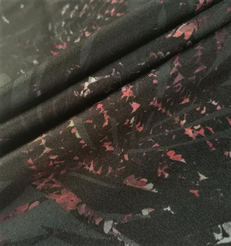 
 45% полиэстер 36% Repreve нейлон 19% спандекс 152 см 250GSM вытянутая текстурированная нить 50D влагу и цифровой печати полиэфирная нейлоновая ткань  