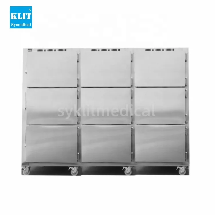 Mortuary body freezer Body Refrigerator  morgue freezer 8 drawers corpse freezer