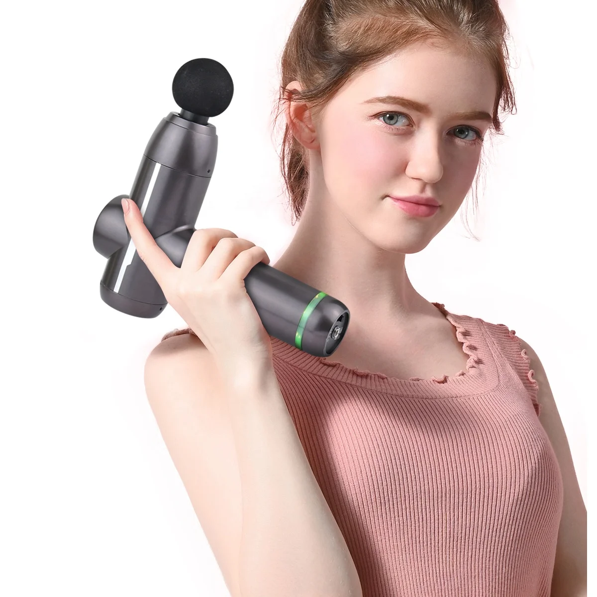  Deep Heat Muscle Massage Equipment Therapy Neck Shoulder Massager Pistola Da Massaggio Portable