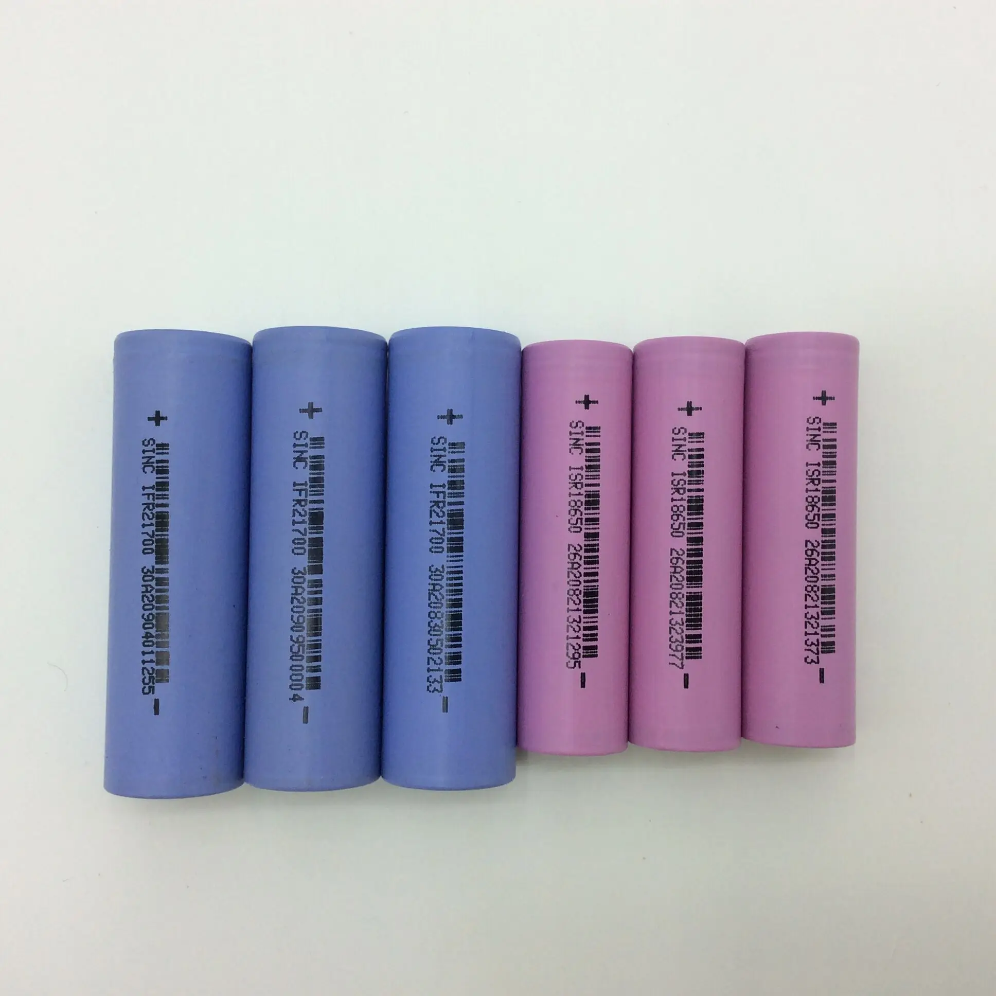 Sinc Power cylindrical NMC ISR 18650 battery 2500mah lithium ion battery cells electric bike