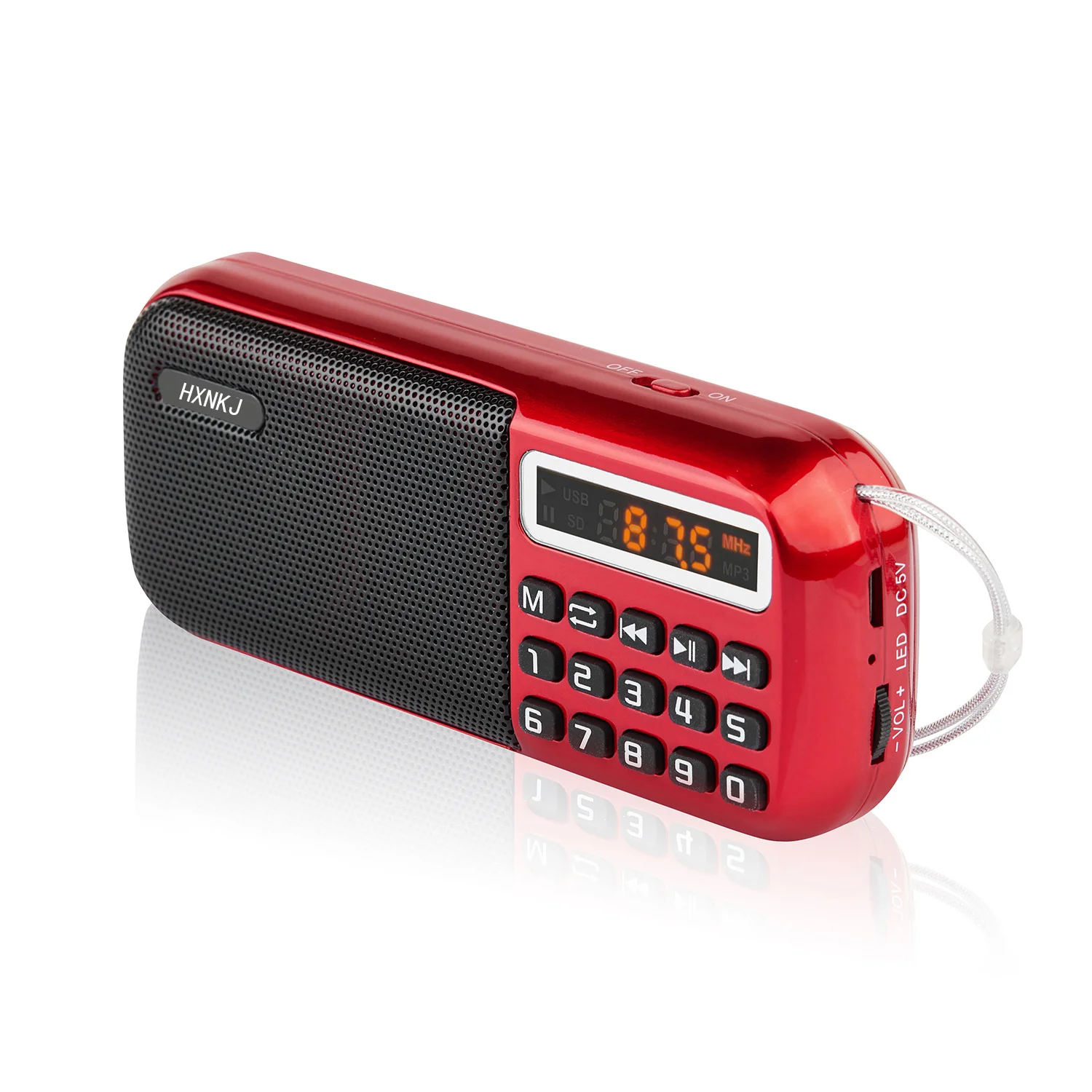 Заводской удобный мини mp3 музыкальный плеер перезаряжаемый цифровой Коран TF USB