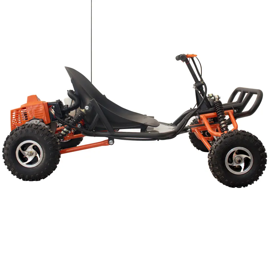 Enjoy outdoor drifting 63cc four wheels on suspension fun mini go karting