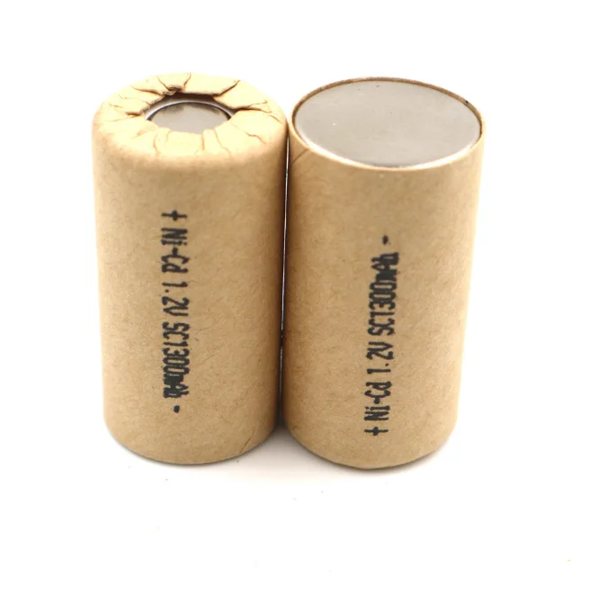 SC1100mAh SC1300mAh SC1500mAh SC1600mAh SC1800mAh SC2000mAh 1 2 V NICD Батарея ячейка высокотемпературная высокомощная