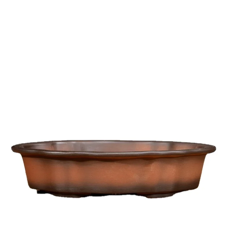 Экологичный садовый горшок, декоративный садовый маленький горшок для деревьев, цветочный горшок, Классические керамические горшки для бонсай, оптовая продажа