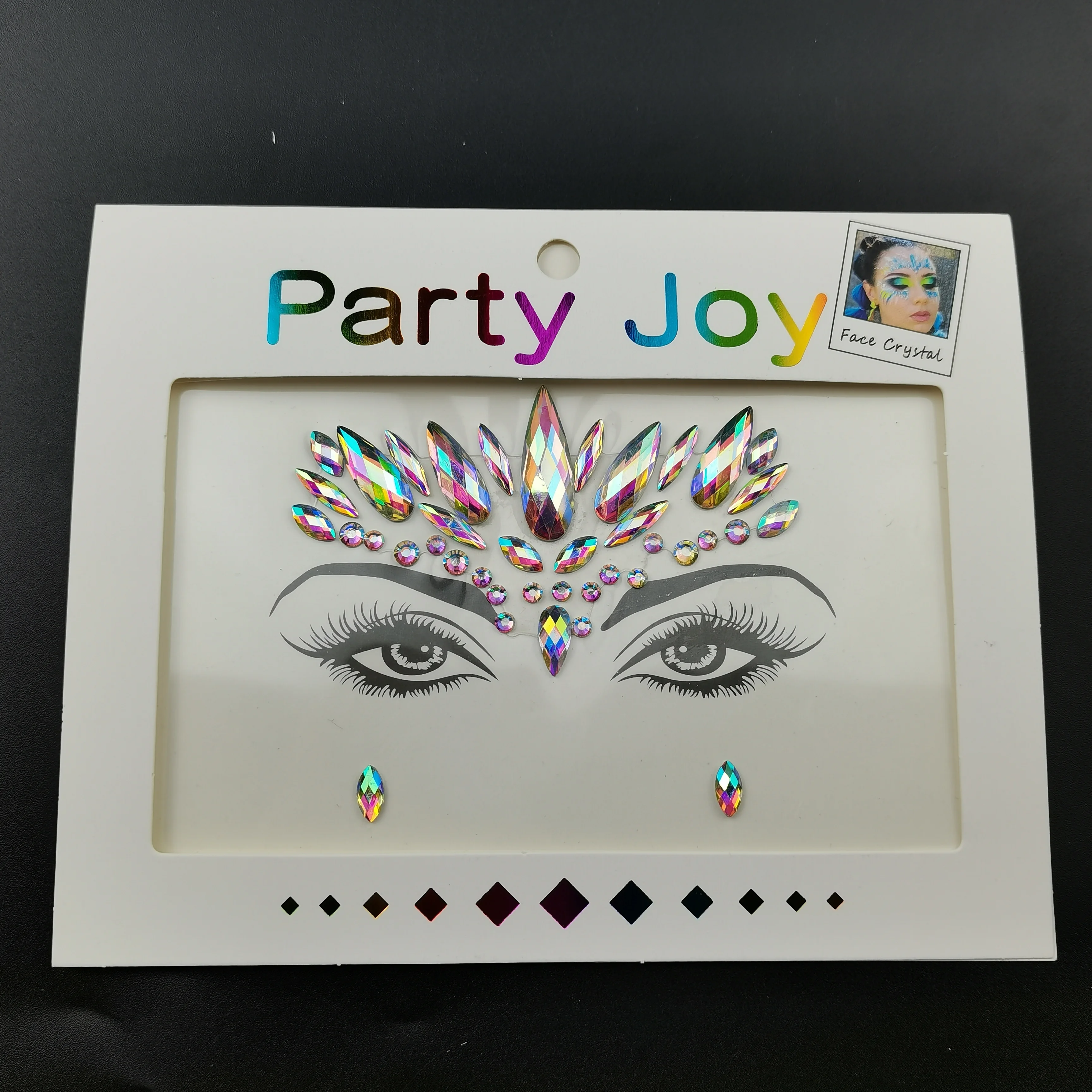Wholesale Jewels Rave Face Crystal Gem Eye Face Body Jewel Crystal Rhinestone Face Gem Stickers for Festival Party