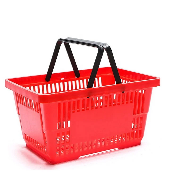 plastic 20 L Shopping Basket handle basket