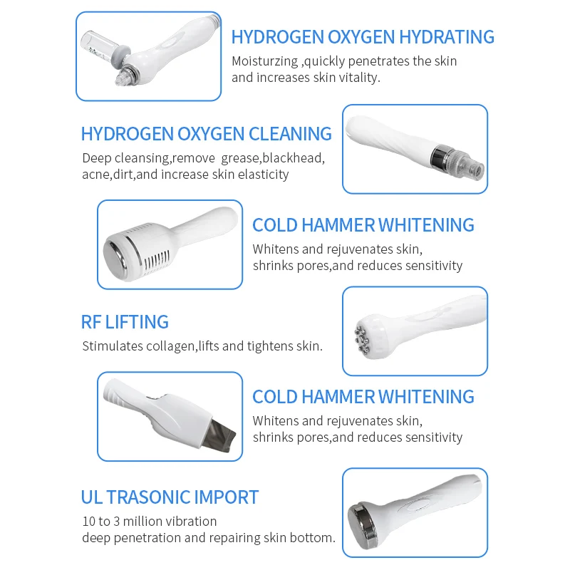 hidrofacial 7 en 1microdermabrasion machine salon beauty hydrodermabrasion hydradermabrasion tip