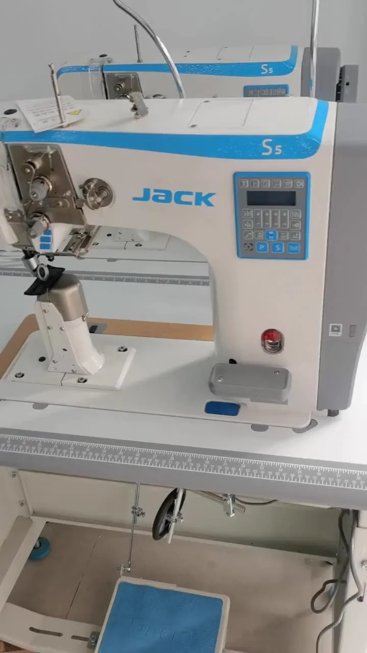 Long service life JACK S5 Column machine with synchronized roller, suitable for thick material leather sewing machine