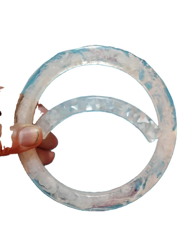 Tote resin bag handle