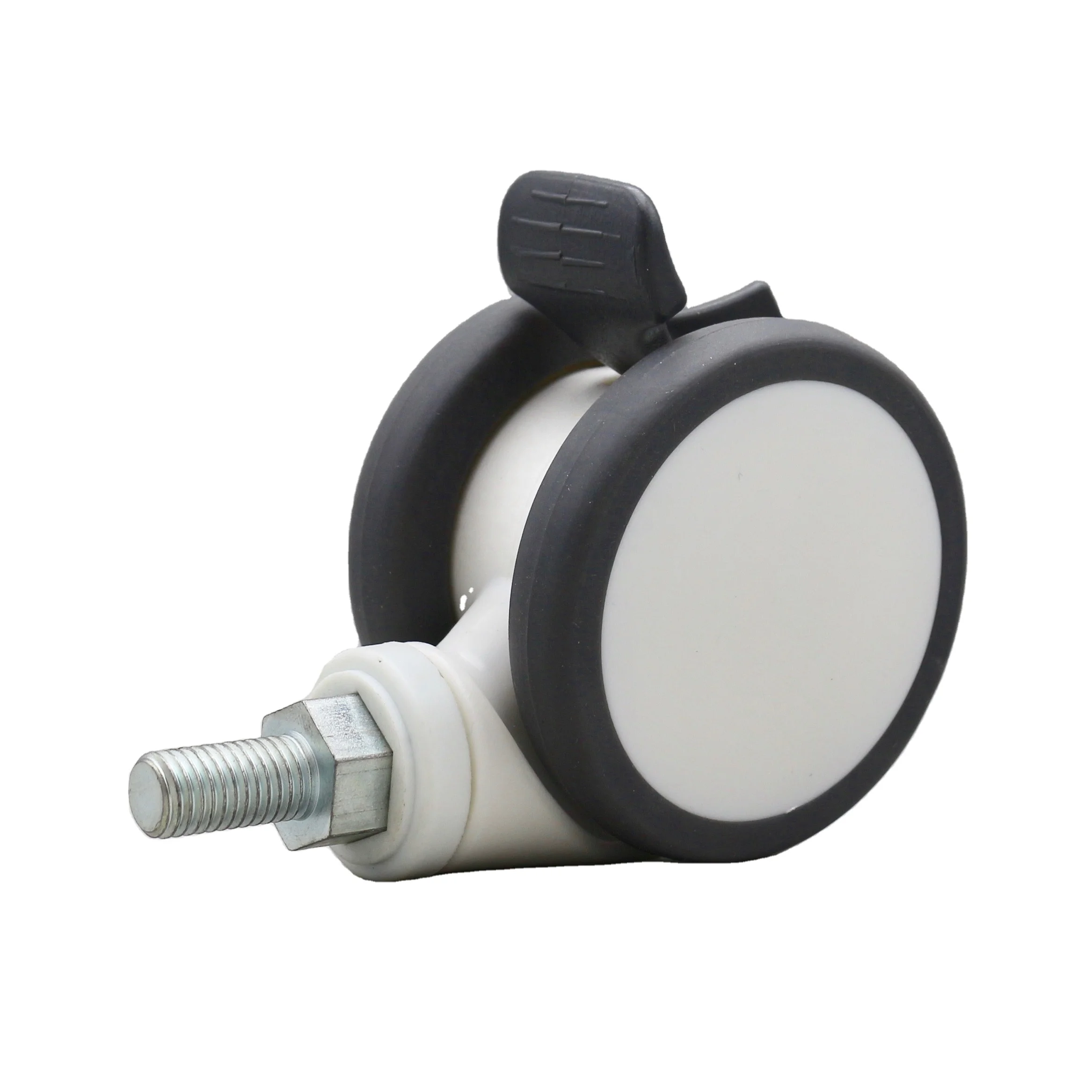 SS, поверните фиксатор 3 дюймов резьба штока медицинский рицинус бесшумный прокатки M 12 резьба штока медицинский рицинус