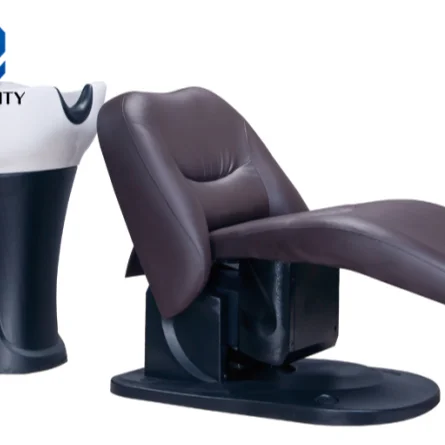 Ceramic basin and good ABS material shampoo chair hair salon