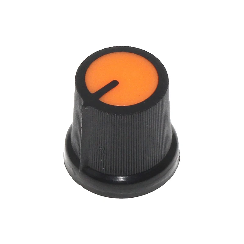 WH148 AG3 Potentiometer knob Cap Plastic for Diameter 6mm Plum Handle Yellow Orange Blue White