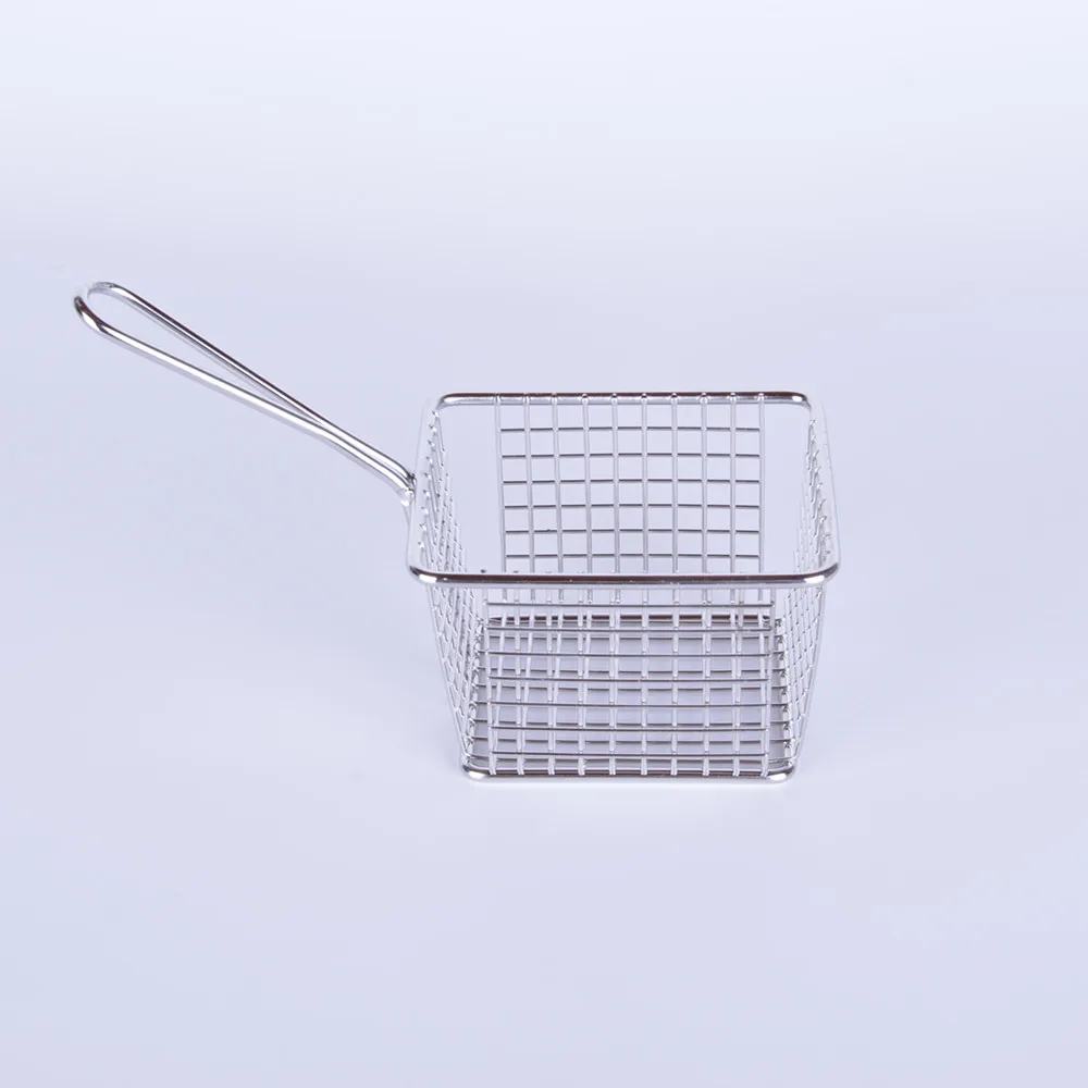Mini Mesh Wire Net Strainer Kitchen Cooking Tools French Fry Chips Baskets